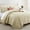 Geometric Pattern Beige, variant on Ameha Velvet Bedspread King Size 3 Piece Set Black Geometric Quilt Ultra Soft Lightweight Reversible Washable Bedding 350GSM