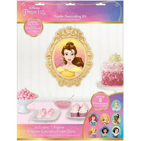 Disney Princess Once upon a Time Belle Deluxe Frame Decoration Scene Setter 1 Count