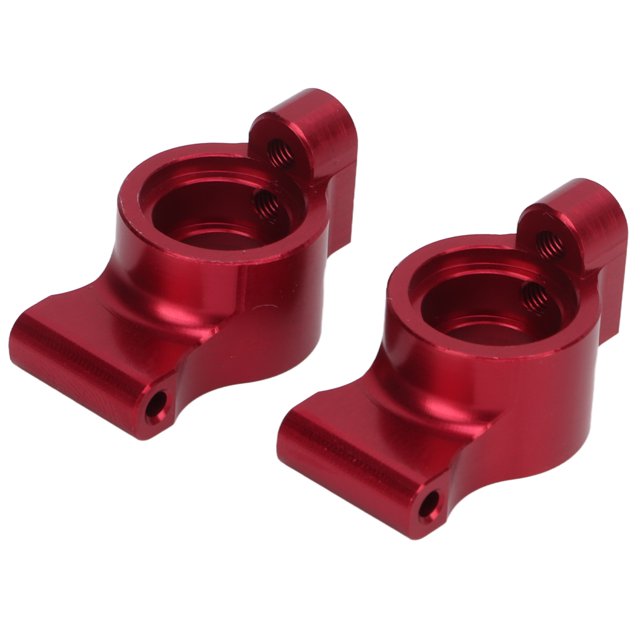 Accesorios RC, 2 piezas de aleación de aluminio para eje trasero LC Racing, soporte de cubo trasero de metal, asiento de rueda, funcionalidad versátil