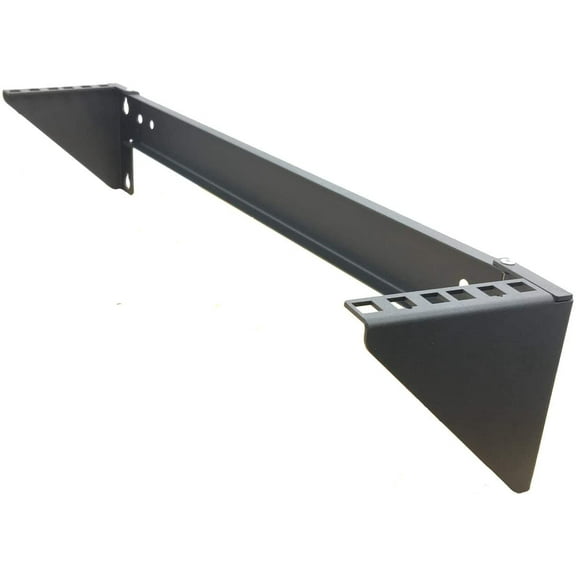 JINGCHENGMEI 2U 19-Inch New Foldable Vertical Wall Mount Rack with Hardware (2U44P)