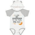 thumbnail image 3 of Inktastic I Love My Godfather to the Moon and Back Boys or Girls Baby Bodysuit, 3 of 5