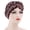 Wine, variant on FemaleWomen Print India Hat Ruffle Cancer Chemo Hat Beanie Wrap Cap Blue
