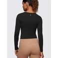 thumbnail image 2 of Remera CRZ YOGA Butterluxe Cuello Redondo Manga Larga Negra Talle S, 2 of 7