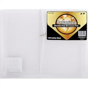 A & W Office Supplies Poly Document File Organizer A4 Letter Size-Assorted Colors