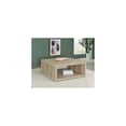 thumbnail image 2 of Engineered Wood Coffee Table - Distressed Pine Finish - Square Low Profile Design, 2 of 6