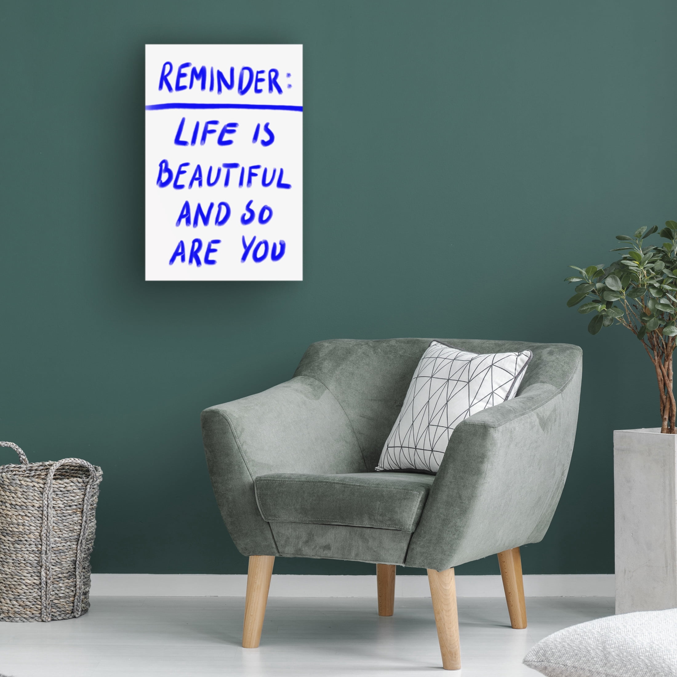 Trademark Fine Art Athene Fritsch  Reminder Canvas Wall Art