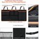 thumbnail image 3 of Organizador de maletero de coche, 100 x 45 cm, bolsa de almacenamiento grande para maletero de coche, bolsas impermeables para coche, organizador de asiento de coche con 6 bolsillos, correas ajustable, 3 of 5