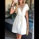 thumbnail image 4 of Vestido Informal de Verano con Cintura Ajustada para Mujer para Vacaciones XL, 4 of 8