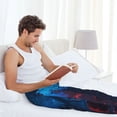 thumbnail image 5 of Sikiie Spooky Halloween Night Scene Pajama Pants Men, PJ Bottoms, Sleep & Lounge Pants-Medium, 5 of 6