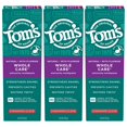 thumbnail image 1 of Pasta de dientes Tom's of Maine Whole Care con flúor, 120 ml, paquete de 3, 1 of 9