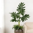 thumbnail image 6 of NWOKYZGH 1Pc Fake Plants Tall Artificial Faux Plants Indoor for Home Decor Tropical Artificial Palm Tree, Banana Leaves Tree, Monstera, Taro Leaves for office Outdoor, 6 of 6