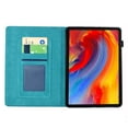 thumbnail image 3 of Case for Amazon Kindle Paperwhite 7th Gen 2015/10th Gen 2018, PU Leather Kickstand Shockproof Flip Case with Card Slots & Pencil Slot & Magnetic Clasp Auto Sleep / Wake Function Cover, Blue, 3 of 6