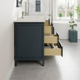 thumbnail image 6 of EVIVA Britney 48 Inch Single Sink Transitional Ash Blue Bathroom Vanity with Carrara Quartz Top, 6 of 10