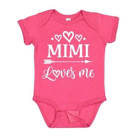 

Inktastic Mimi Loves Me Baby Clothes Gift Baby Boy or Baby Girl Bodysuit
