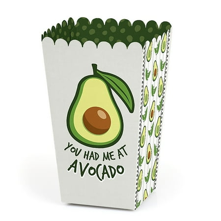 Alligator Party Favors - Hello Avocado - Fiesta Party Favor Popcorn Treat Boxes - Set of 12