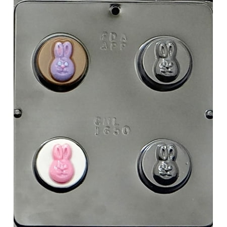 

1650 Bunny Rabbit Face Oreo Cookie Chocolate Candy Mold