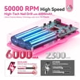 thumbnail image 3 of Taladro de uñas eléctrico SAVILAND de 50 000 RPM, inalámbrico, batería de 10 h, 3 of 7