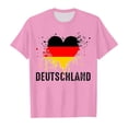 thumbnail image 3 of TZEWGL T-Shirts For Toddler Heart Flag Print Short Sleeve Round Neck Top For Baby size 3-4T, 3 of 4