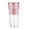thumbnail image 4 of Licuadora portatil personal USB Recargable Soledad 400ml 4 cuchillas Rosado, 4 of 10