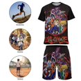 thumbnail image 4 of Kids Yu-Gi-Oh Short Sleeve T-Shirt And Shorts Outfit Set Athletic Mesh Shorts Set for Boys, 4 of 7