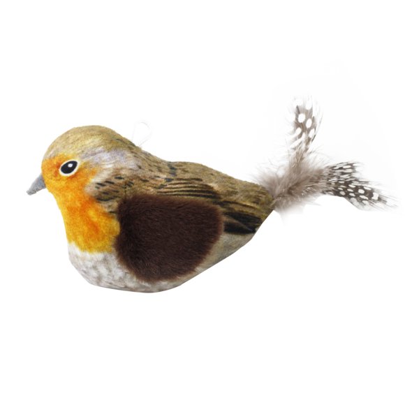 Hearth & Gear Interactive Chirping Bird Cat Upgraded Chirping Bird Flappy Bird Cat Toy For Bored Indoor Cats Chirping Bird Cat Toy Flapping Dog for Senior Dogs Pet for Dogs Indestructible Squeaky Dog