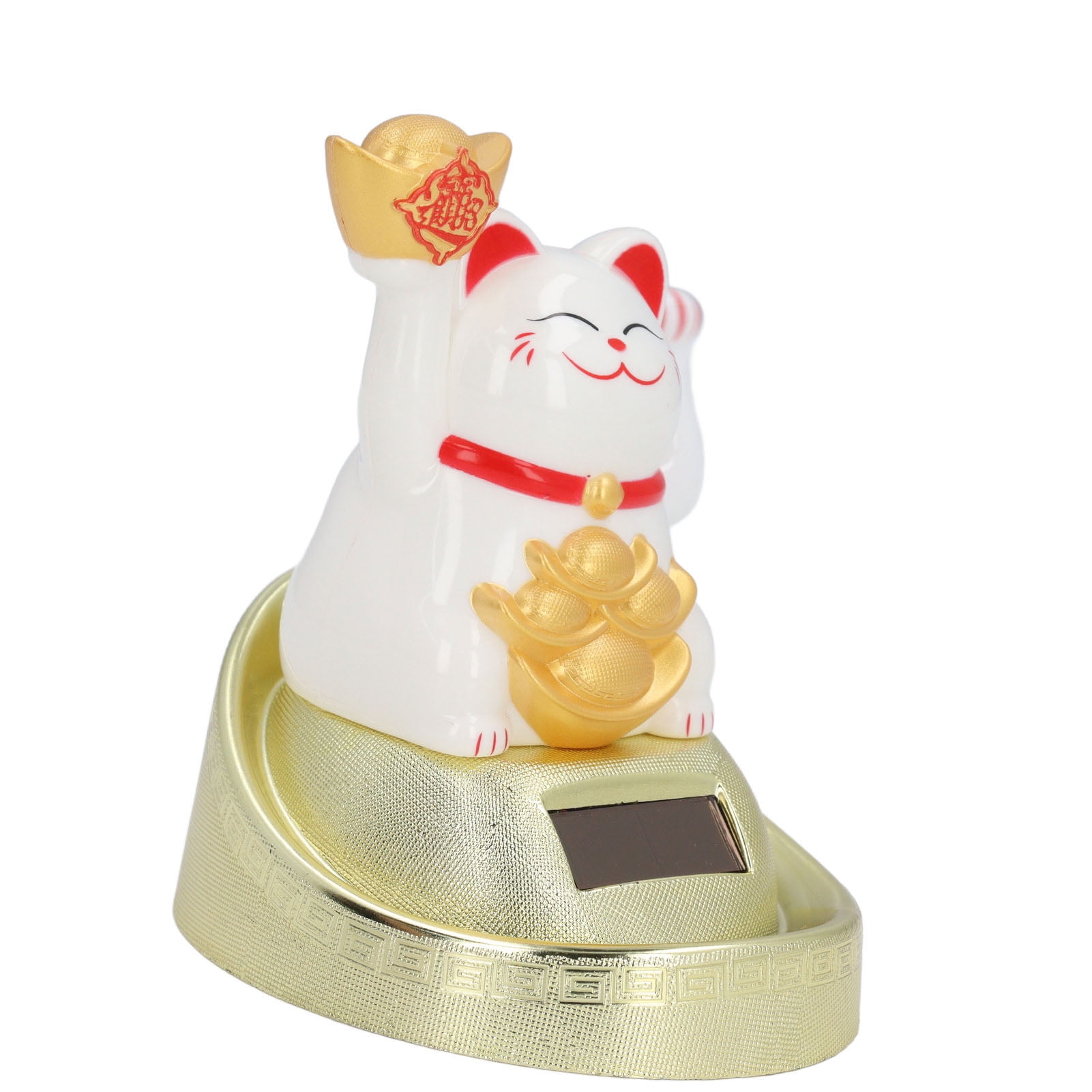 Colgante De Gato De La Fortuna Para Coche - Cerámica, Diseño Chino De La Suerte, Adorno Decorativo Para Auto, Hogar U Oficina