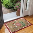 thumbnail image 2 of Happy Easter Kitchen Rugs Set 2 Piece,Easter Eggs Bunny Decorative Rugs for Kitchen,Easter Spring Flowers Rabbit Low-Profile Floor Mats Decorations for Home Kitchen (17.7x47.2+17.7x23.6 Black), 2 of 6