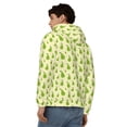 thumbnail image 4 of Goofa Green Pears1 Pattern Mens Full-zip Hoodie, Zip-up Pullover Hooded Sweatshirt, Kangaroo Pocket Hoodie Ideal for Daily Wear, Travel, and Home-3X-Large, 4 of 5