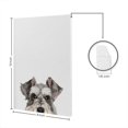 thumbnail image 4 of Wayfare Art Canvas Prints Poster, Animal 8 x 10 inch Wall Decor Canvas Artwork, Animal Salt and Pepper Miniature Schnauzer Dog, 4 of 7