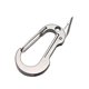 thumbnail image 1 of Mosquetón pequeño de titanio con cuchillo plegable, cortador de caja con Clip para llavero multiherramienta, perfecto para transporte diario, exteriores, oficina, 1 of 5