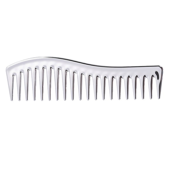 Metal Barber Combs Electroplated Hair Comb Cutting Comb Styling for Women Men
