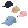 thumbnail image 3 of Hommes Femmes Floral Rose Brodé Papa Chapeau Baseball Casquette de Baseball Réglable en Toile Réglable Crête Coton Chapeaux, 3 of 8