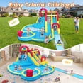 thumbnail image 5 of Neche Giant Inflatable Water Slide Bounce House With 750W Blower, Supports 7 Kids Ages 3-10, Max 500lbs, Indoor & Outdoor Use, 5 of 8