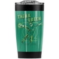 thumbnail image 1 of Green Lantern Think Green Stainless Steel Tumbler 20 oz Coffee Travel Mug/Cup, Vacuum Insulated & Double Wall with Leakproof Sliding Lid | Great for Hot Drinks and Cold Beverages, 1 of 7