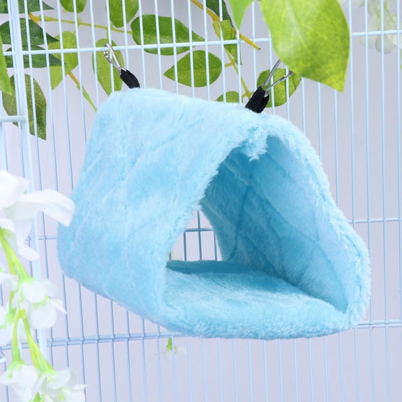 ETEREAUTY Cozy Warm Parrot Plush Hammock with Soft Hanging Bed for Birds, Comfortable and Bird Cage Accessory