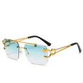 thumbnail image 5 of ENSARJOE Men's Fashionable Tinted Square Rimless Glasses - Perfect for Outdoor Activities and Protecting Your Eyes, 5 of 5