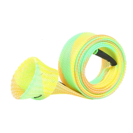 Yihuala Castings Spinnings Fishing Rod Sleeves Protective Rod Socks Braided Meshs Rod Protector Rod Gloves Fishing Tool Easy Use