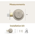 thumbnail image 4 of Mega Handles | Ronn Round Entry Deadbolt | Satin Nickel, 4 of 4
