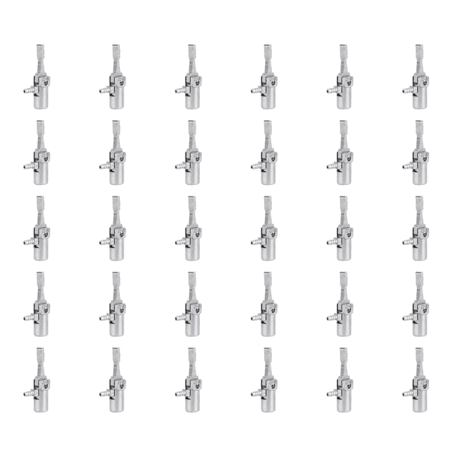 Válvula para inflar neumáticos mandril aire 6mm manguera vehículo 5-6mm (metal completo)