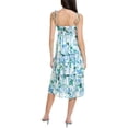 thumbnail image 2 of Line & Dot womens  Midi Dress, S, Blue, 2 of 3