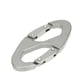 thumbnail image 2 of Mosquetón de escalada en forma de 8, mosquetón de acero con clip para llaves, accesorios, cadena, gancho para exteriores, senderismo, camping, 2 of 8