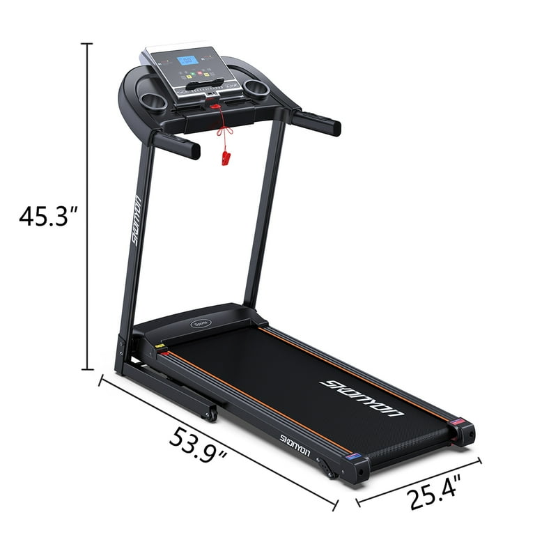 SKONYON Multi Functional Folding Treadmill for Home Gym Exercise