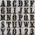 thumbnail image 2 of Letras de 22 cm con luz LED, letras del alfabeto negras, números, luz de noche, letras de Navidad para el hogar, suministros para fiestas de cumpleaños, decoración, 2 of 5