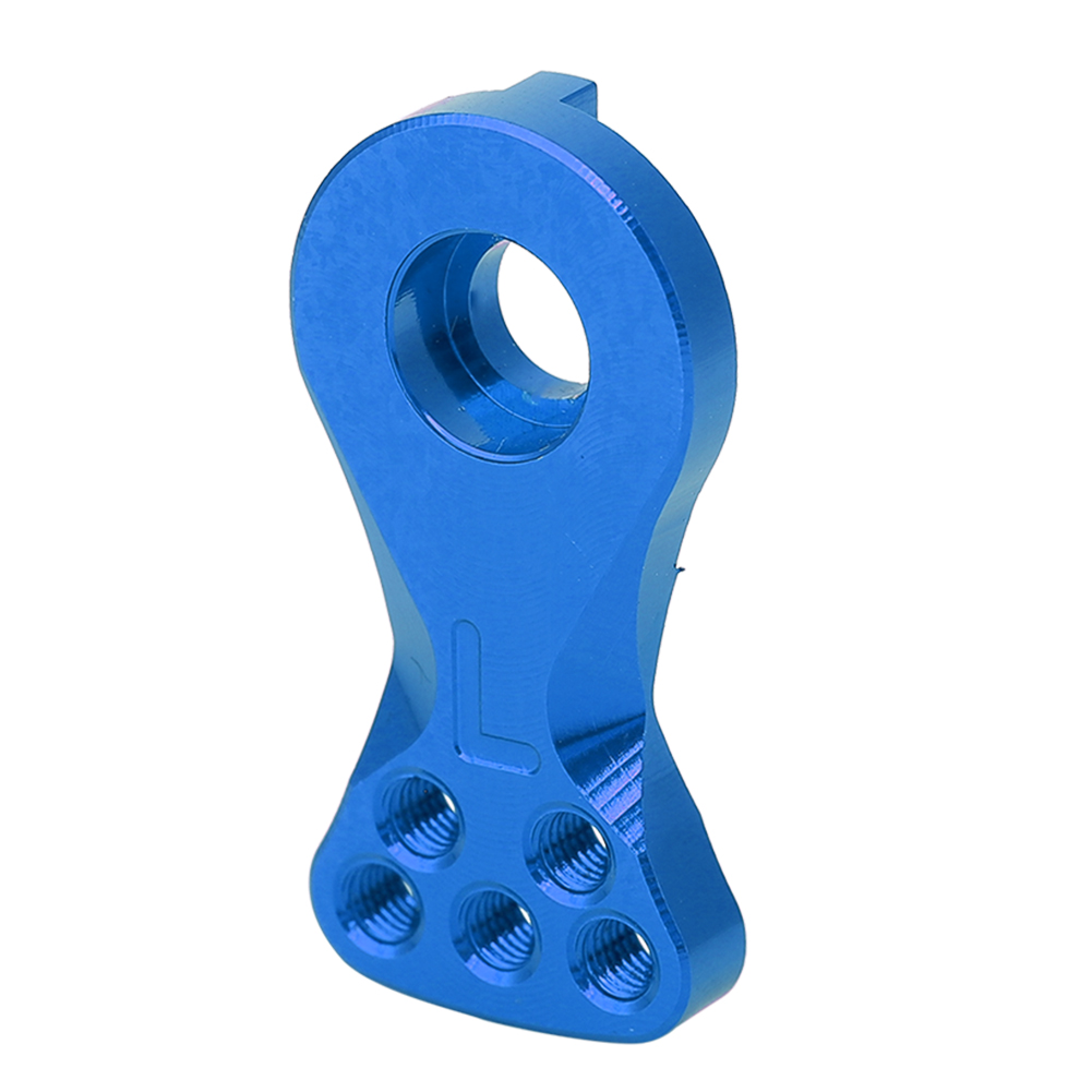 Bras De Direction En Alliage D'Aluminium Pour Voiture RC 1/10 1/8 | Corne Servo 23T | Couleurs Rouge/Bleu/Titane | Accessoire De Rechange