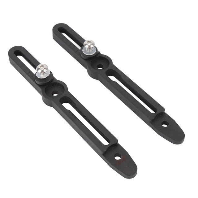 Ajustador De Parabrisas De Motocicleta, Soportes De Parabrisas De Motocicleta Ajustables De Aluminio CNC Negro A Prueba De Herrumbre Para V-Strom DL 800DE 2022-2024