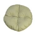 thumbnail image 2 of Cojín de silla de lino 40x40 cm con base antideslizante, almohadilla lavable acolchada para asiento de comedor, cocina, oficina, interior y exterior, gris, amarillo, verde, azul, 2 of 6