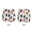 thumbnail image 6 of Uemuo Hip Hop Dog Pattern Women's Athletic Shorts High Waisted Running Shorts with Liner Pockets Gym Elastic Workout Shorts-, 6 of 9