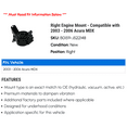 thumbnail image 2 of Right Engine Mount - Compatible with 2003 - 2006 Acura MDX 2004 2005, 2 of 2