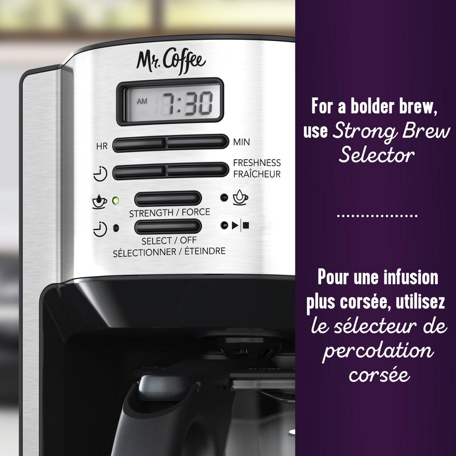 Mr. Coffee 12-Cup Programmable Coffee Maker with Rapid Brew System