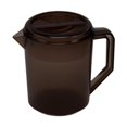 thumbnail image 3 of Jarra de agua para refrigerador, jarra de boca ancha con tapa, hervidor , dispensador de bebidas para jugos fríos y calientes, refrigerador, Marrón, 3 of 9